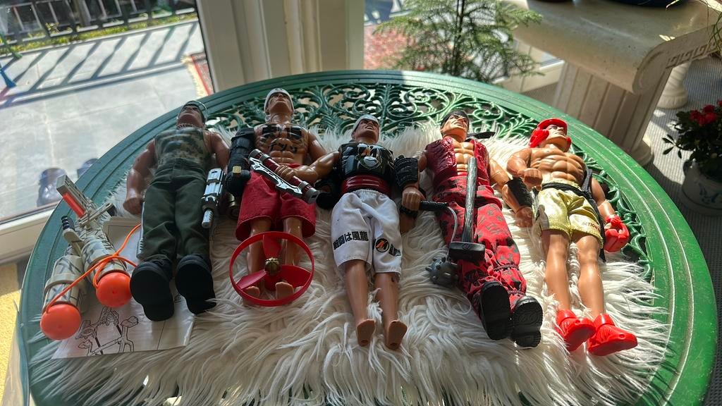 Lot 5 stuks Action Man figuranten met accessoires, Enlèvement ou Envoi, Comme neuf