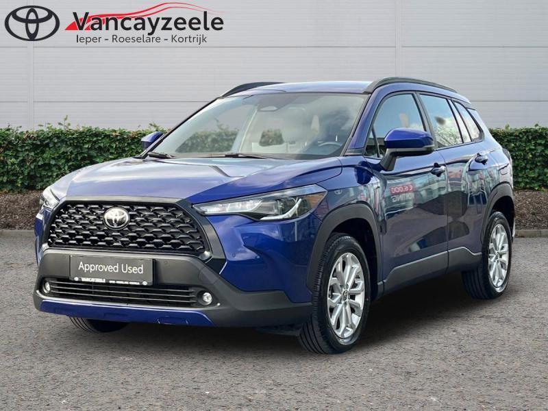 Toyota Corolla Cross Style+cam+gps+sens V+A, Auto's, Toyota, Automaat, Blauw, Hybride Elektrisch/Benzine, 140 pk
