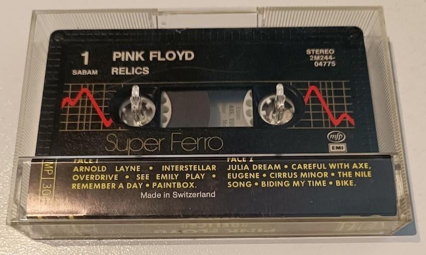 Audio Cassette Pink Floyd "Relics", Cd's en Dvd's, Ophalen of Verzenden, Zo goed als nieuw, Overige formaten, Poprock