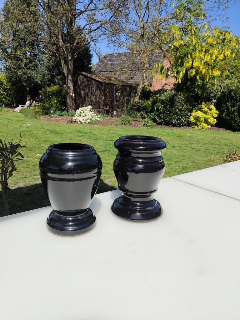 Zware zwarte vazen, Enlèvement, Jardin