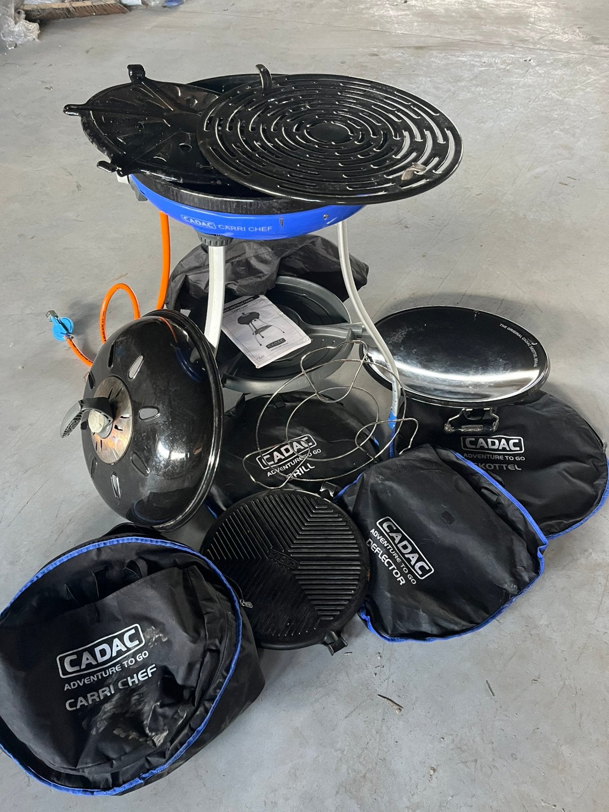 Cadac carri chef, Ophalen, Gebruikt