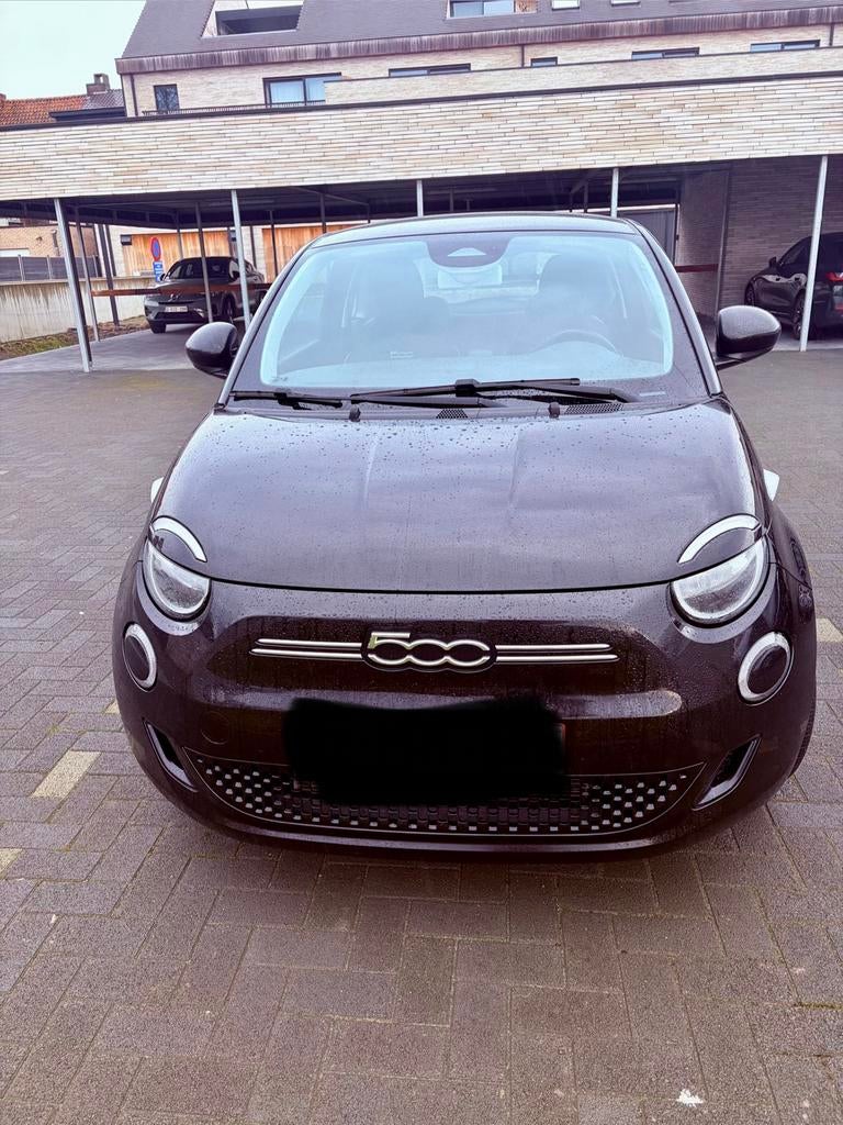 Fiat 500E 100% electrisch, Auto's, Fiat, Automaat, Zwart, Elektrisch, Particulier