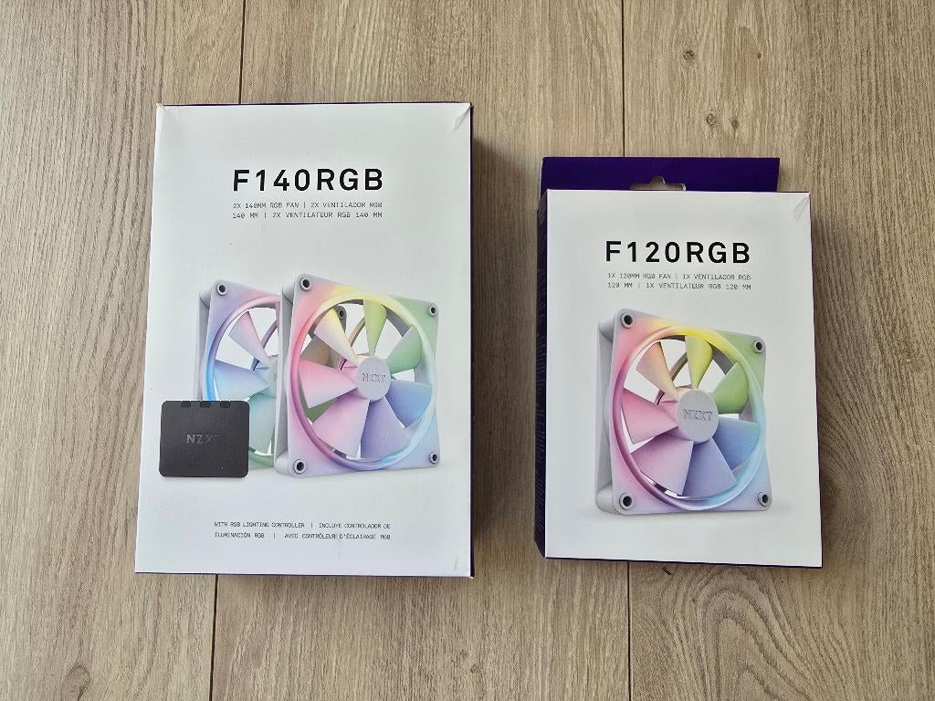 NZXT F140 F120 RGB ( ventilateur pc / pc fan ), Enlèvement, Comme neuf, Refroidisseur ordinateur à air