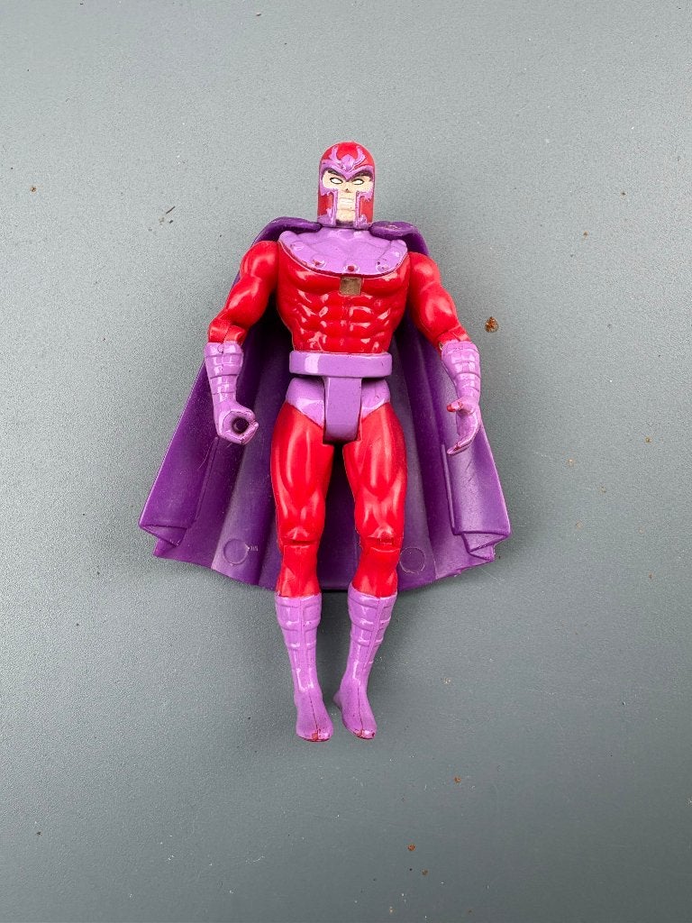 Vintage Toy Biz Marvel The Uncanny X-Men Magneto (1992), Ophalen of Verzenden, Gebruikt
