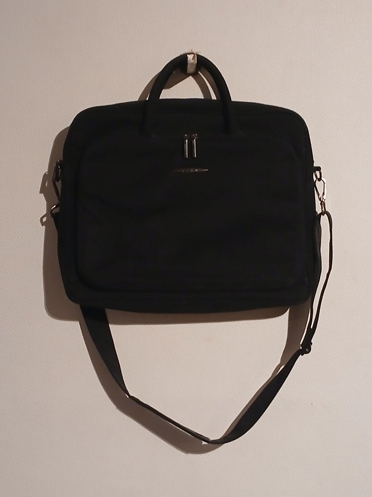 Zwarte CAP Laptoptas met Schouderriem (15/15.6 inch), Gebruikt, 15 inch, Aktetas, Ophalen of Verzenden