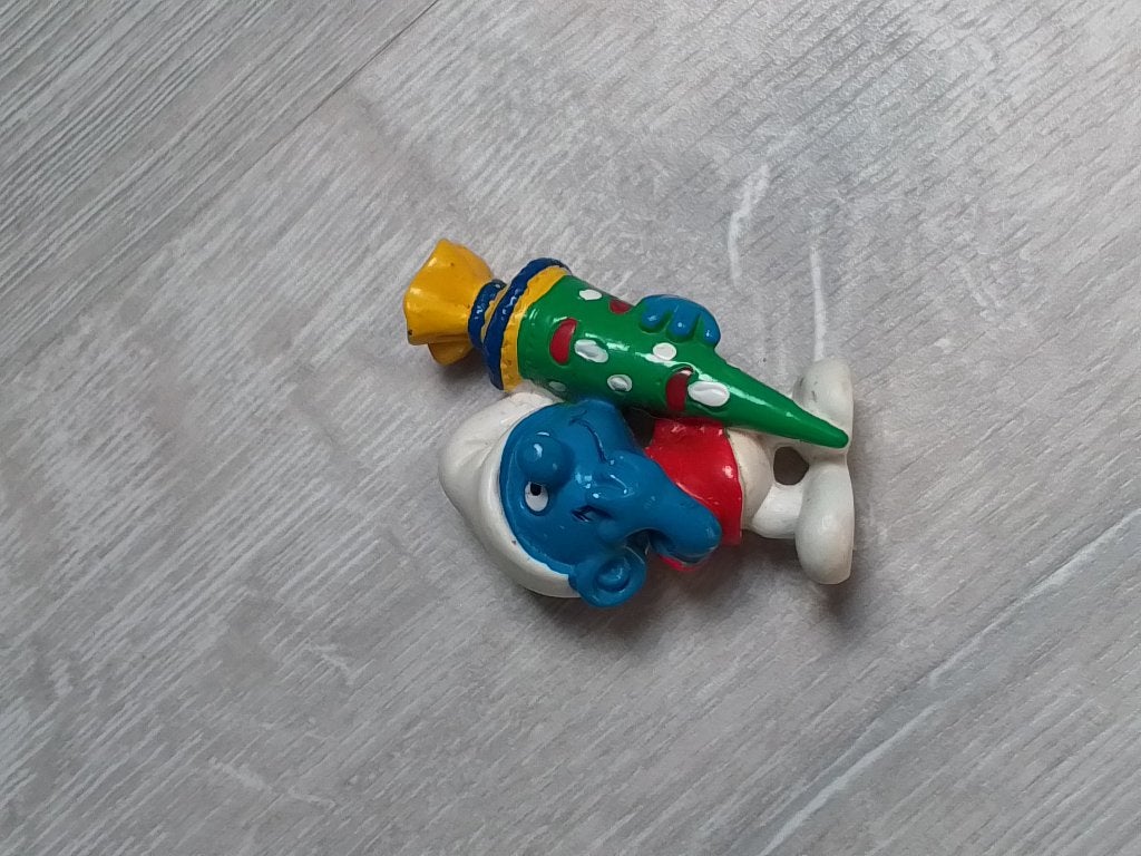 schtroumpfs smurf schtroumpfs 20434 rêveur avec cône cornet, Envoi, Comme neuf, Autres Schtroumpfs, Poupée, Figurine ou Peluche