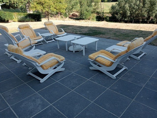 FAIRE OFFRE Ensemble fauteuils de jardin & coussins Allibert, Enlèvement, Comme neuf