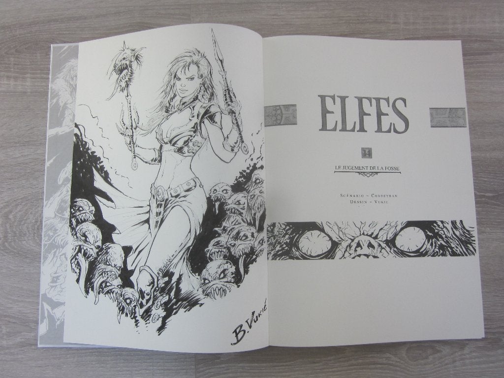 bd tirage elfes avec 2 dessins originaux 220 euros, Livres, BD, Enlèvement ou Envoi, Neuf
