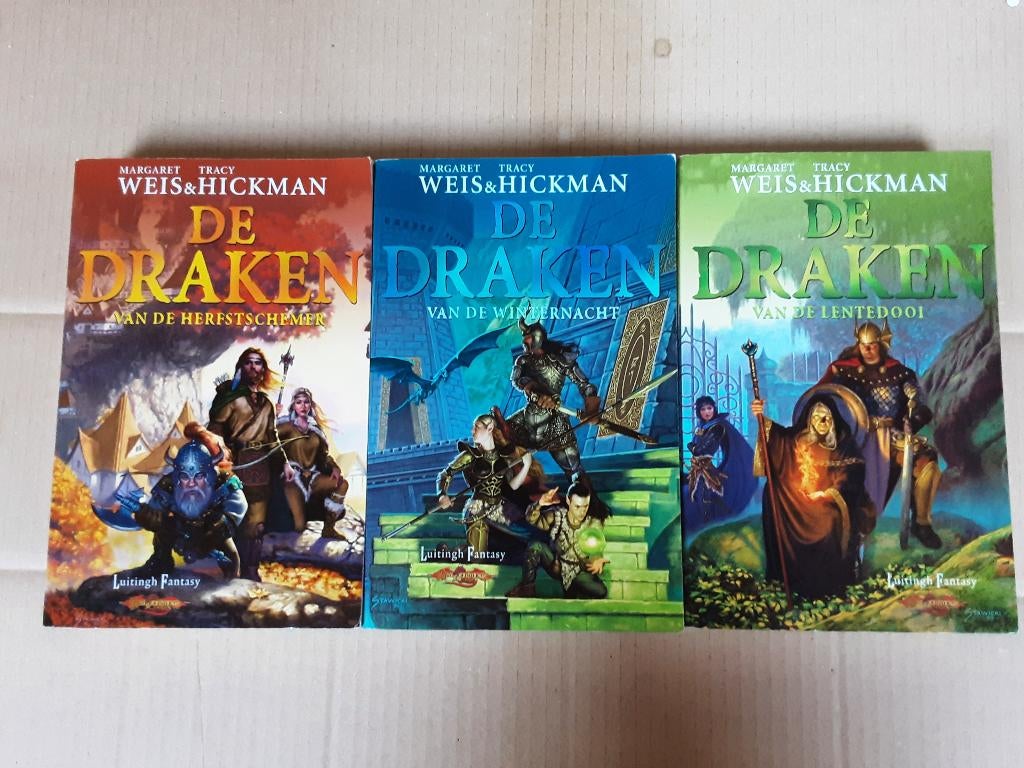 Weis & Hickman >> DE DRAKEN (Volledige serie)., Ophalen of Verzenden, Gelezen, Weis & Hickman