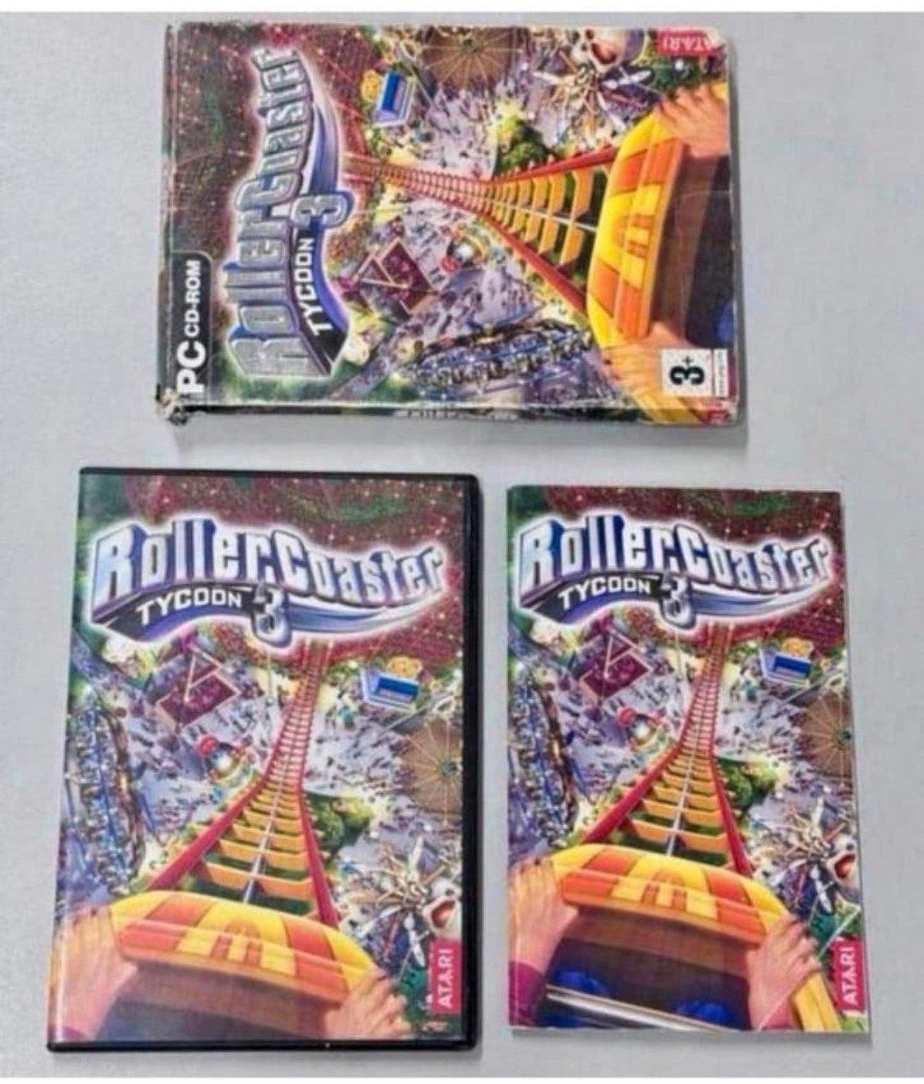 Atari - Roller Coaster Tycoon 3 - jeu vidéo vintage pour PC, Enlèvement ou Envoi, Comme neuf