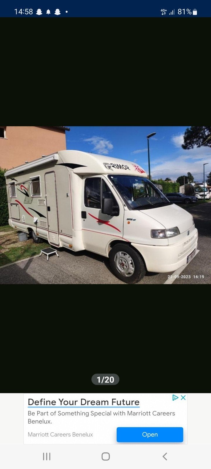 mobilhome, Fiat, 6 tot 7 meter, Fiat, Airbags