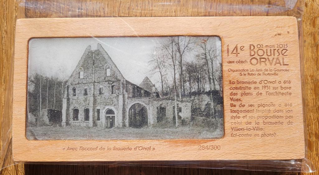 PLAQUETTE OFFICIELLE COLLECTOR 14eme bourse d'Orval, Collections, Enlèvement ou Envoi