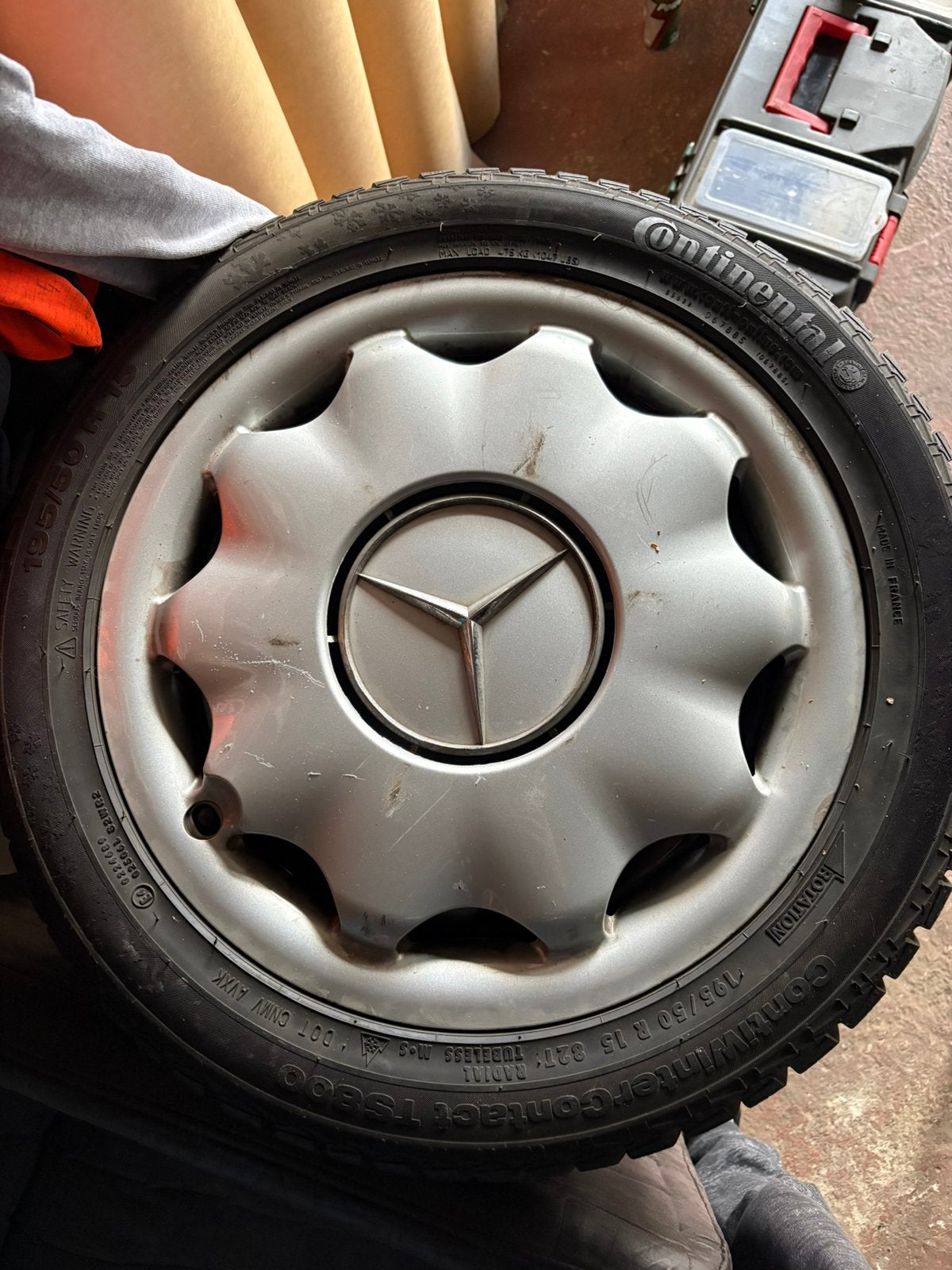 Winterbanden 195/50R15  82t, Ophalen, Winterbanden, Velg(en)