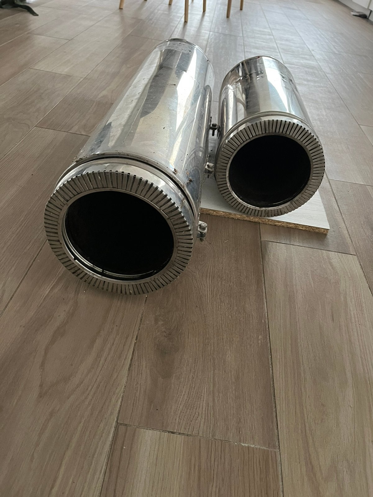 Tubage inox, Enlèvement, Utilisé
