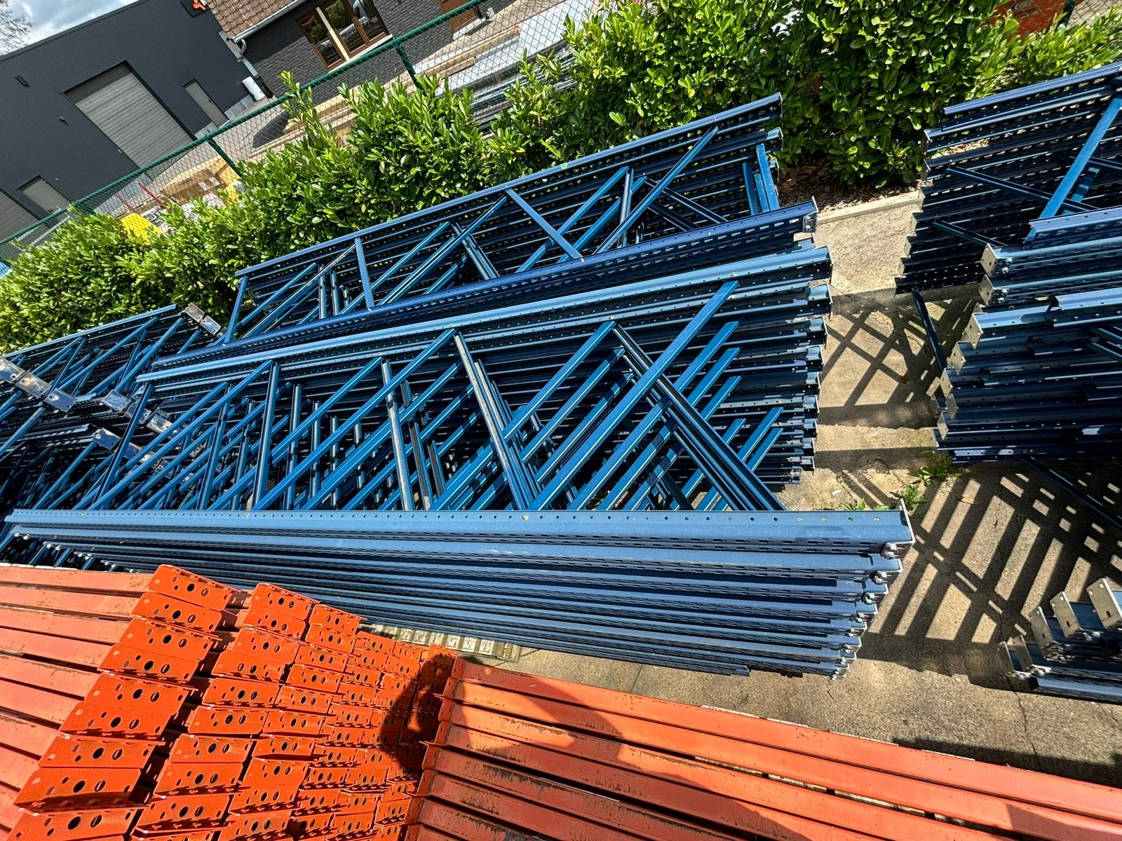 Mecalux palletstelling palletrek legbordstelling 16,7 meter, Zakelijke goederen, Ophalen