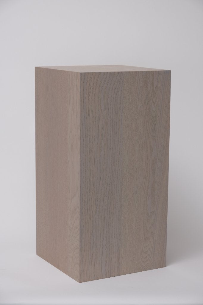 Base en chêne — placage chêne clair — 30 x 30 x 60 cm, Maison & Meubles, Enlèvement ou Envoi, Utilisé