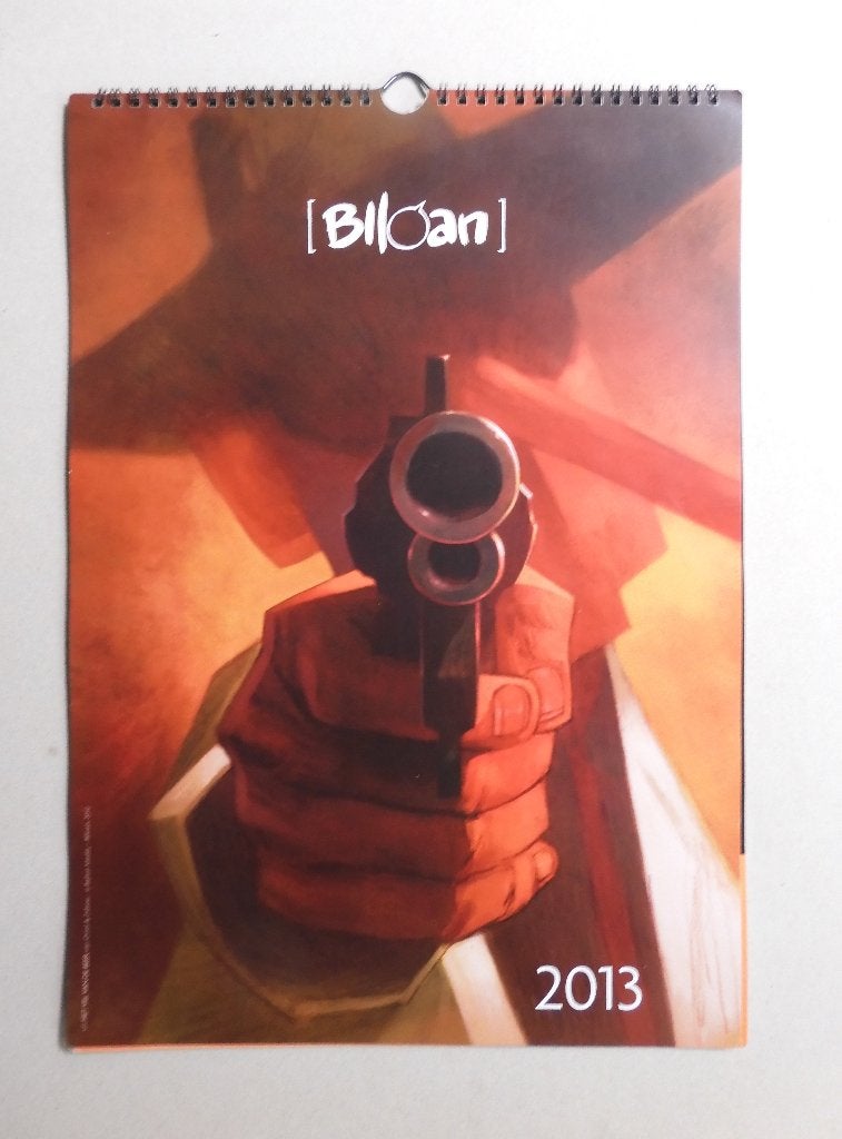 Kalender - strip uitgeverij Biloan - 2013, Ophalen of Verzenden, Overige figuren, Zo goed als nieuw, Plaatje, Poster of Sticker