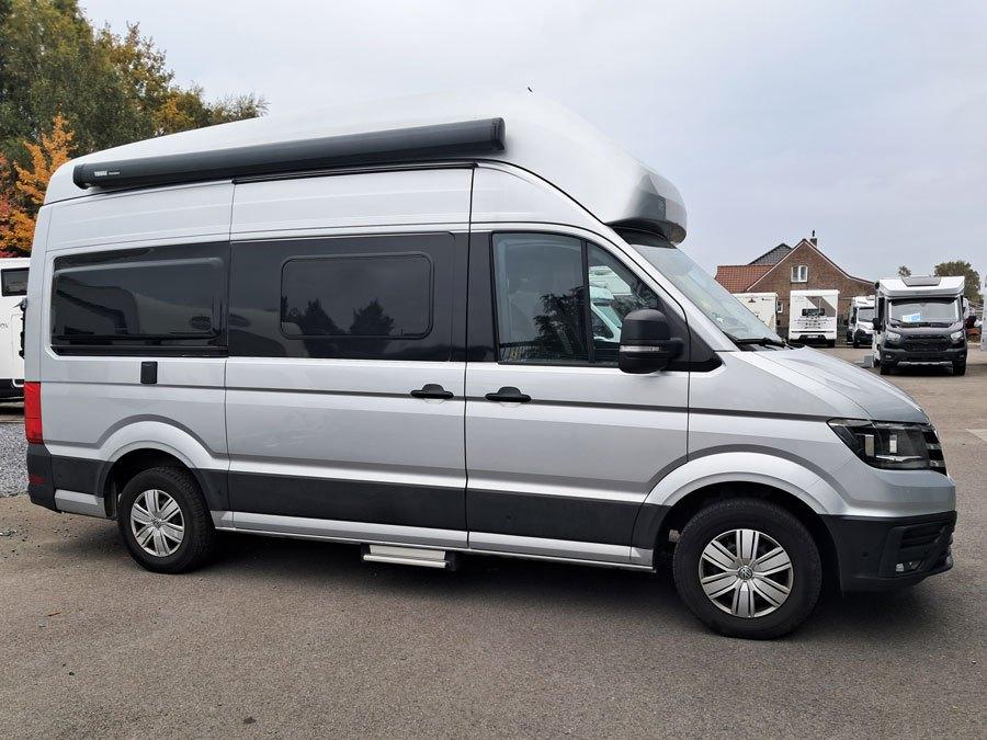 Volkswagen Grand California, Caravans en Kamperen, Mobilhomes, Automaat, Buscamper of Camperbus, Volkswagen, Fietsendrager
