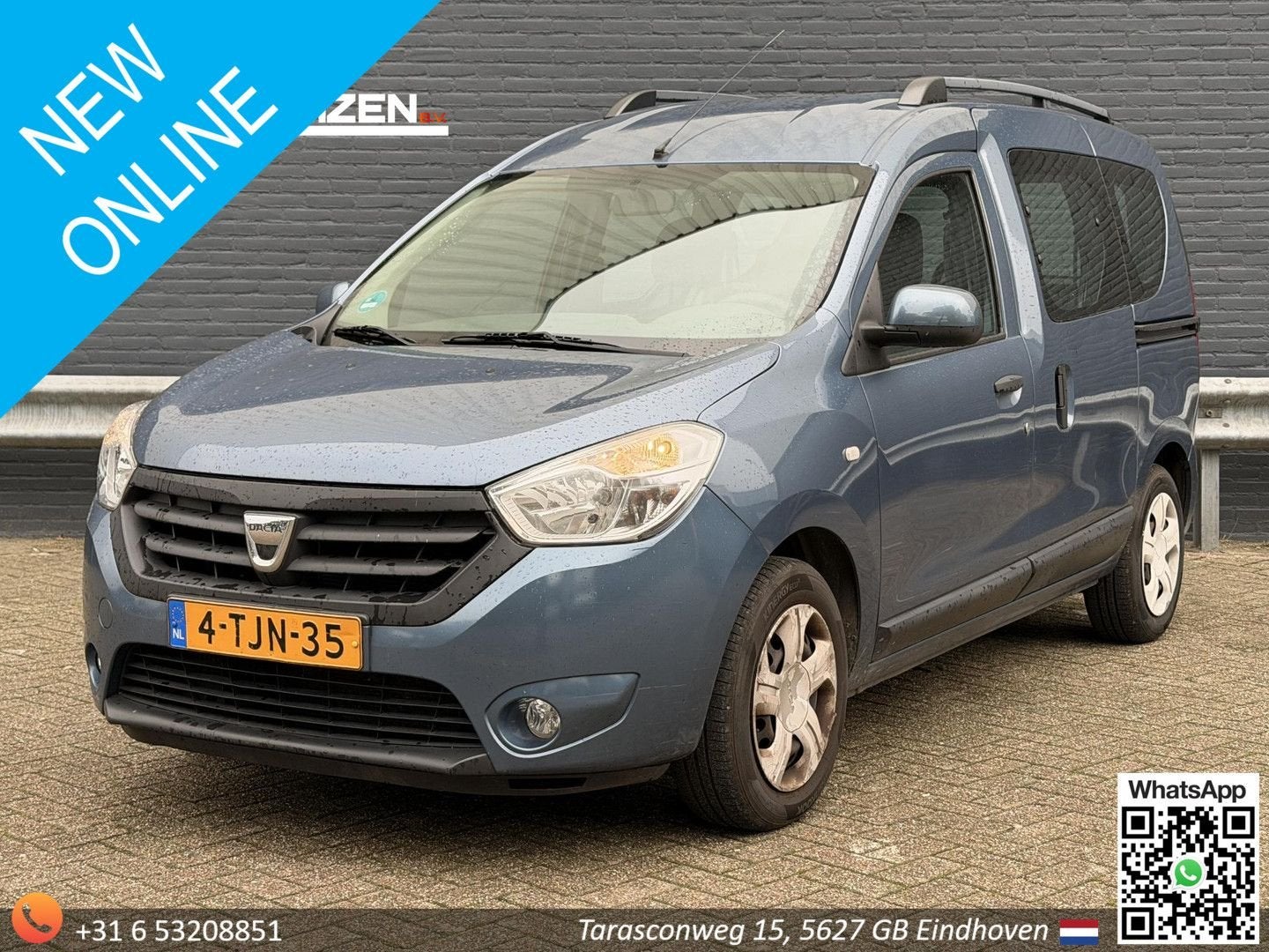 Dacia Dokker 1.2 TCe Lauréate | Cruise | Airco | Navi | Trek, Autos, Achat, 135 g/km, Entreprise, Boîte manuelle