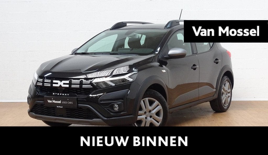 Dacia Sandero TCe 90 Stepway, Voorwielaandrijving, Stof, Gebruikt, Zwart