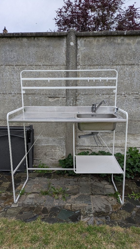 Kitchenette (SUNNERSTA - IKEA), Huis en Inrichting, Ophalen, Staal of Inox, Wit, Overige typen