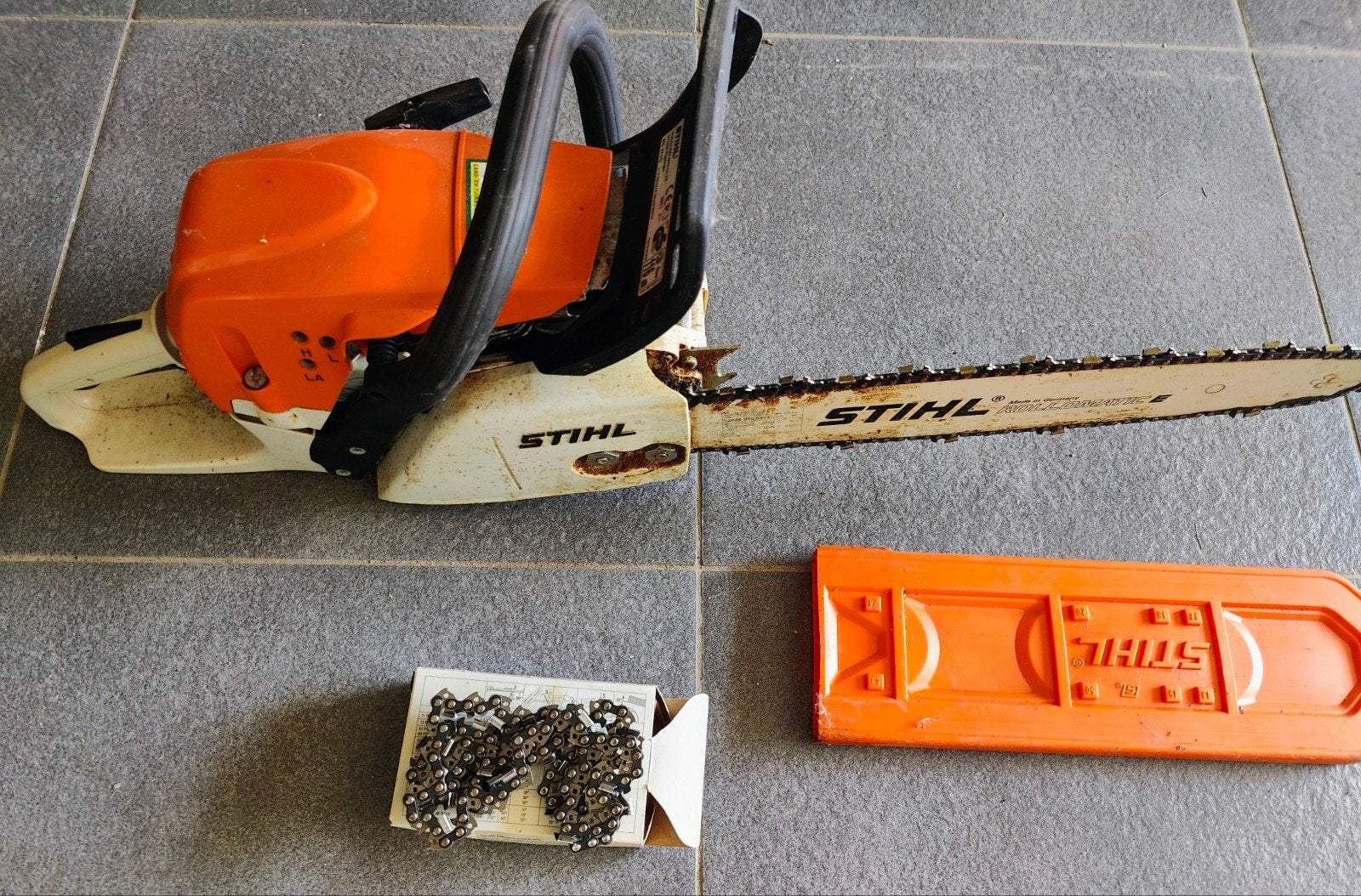 STIHL MS 271 Kettingzaag – Start vlot! + Extra Ketting, Ophalen, Zo goed als nieuw, Benzine, Viking / Stihl