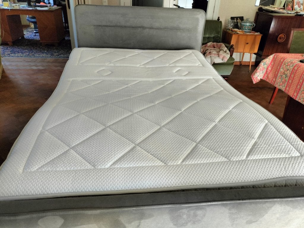 Lit Swiss Sense 2 personnes électrifié 2x70x200, Ophalen, Verstelbaar, 140 cm, 200 cm