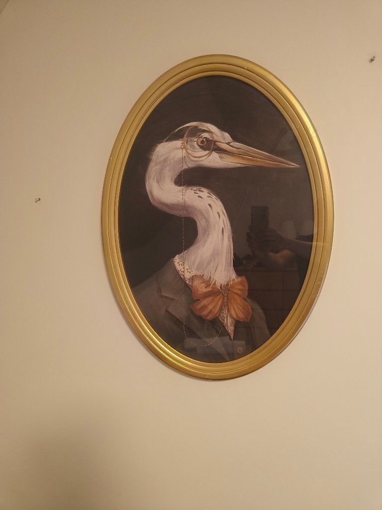 Wanddecoratie Vogel nieuw!, Schilderij, Nieuw, Ophalen of Verzenden, 53 cm