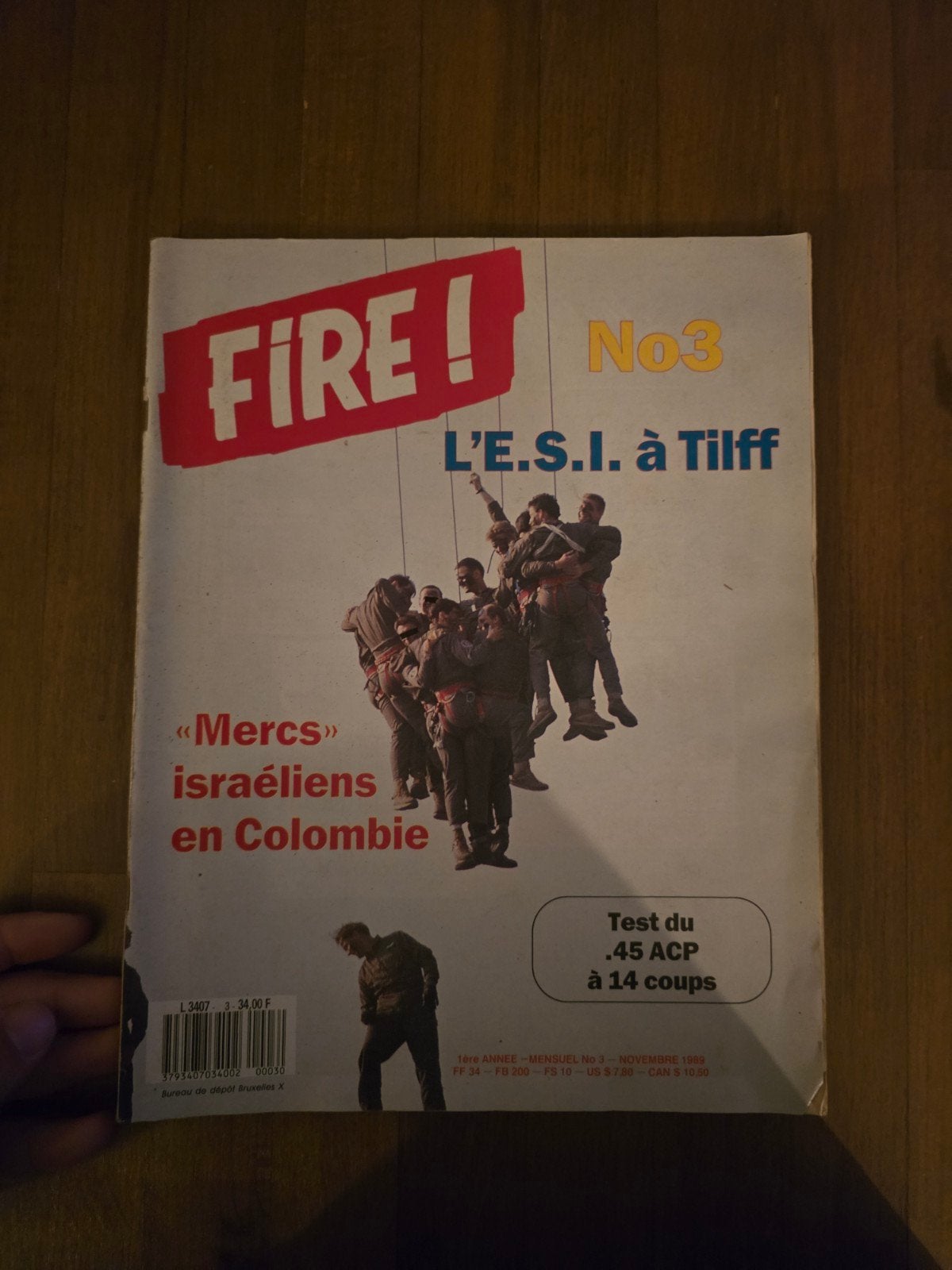 Fire! n3 – Novembre 1989 – Magazine vintage, Enlèvement ou Envoi