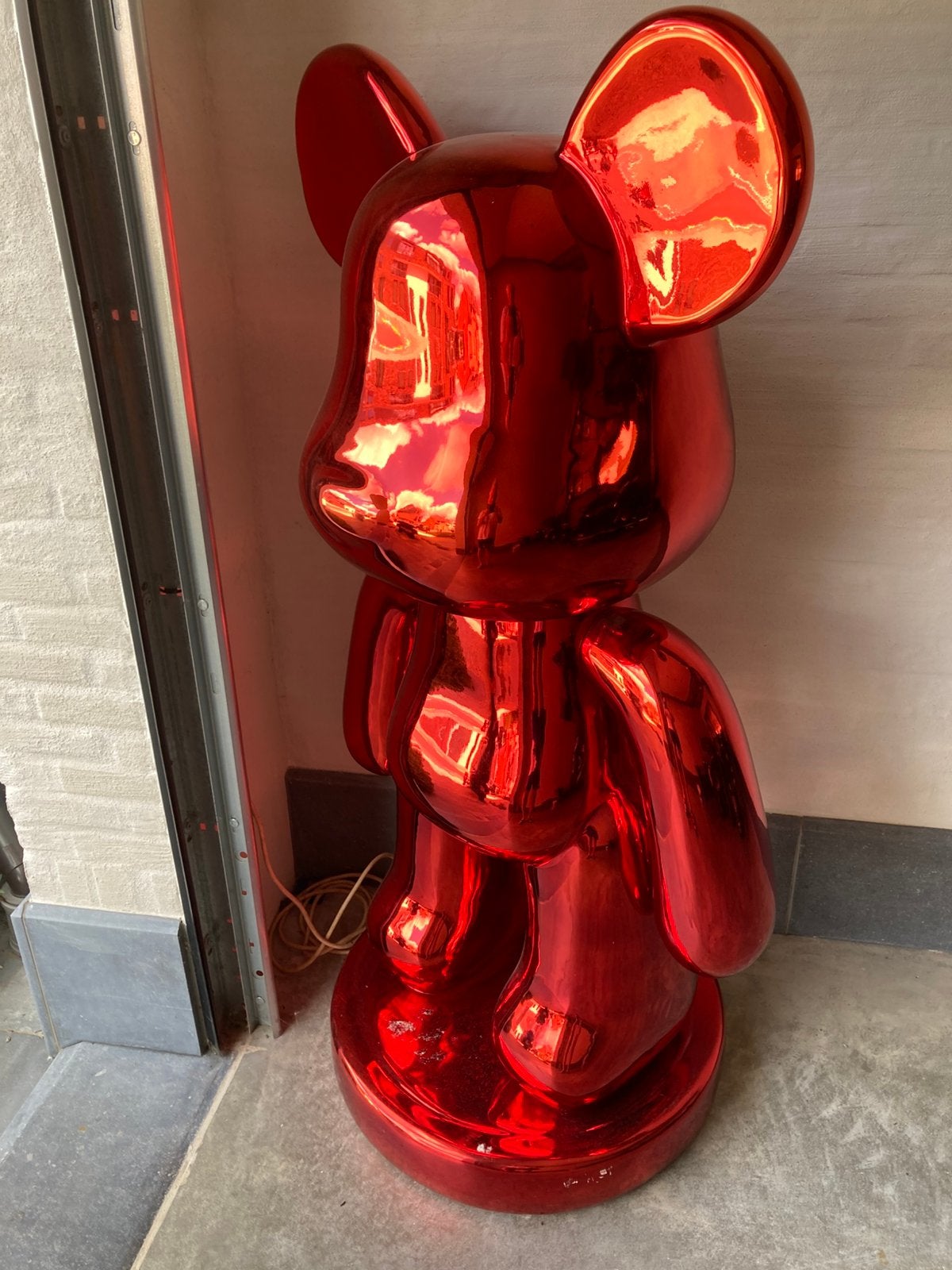 Design 🐻🐻🐻beer XXL, Antiquités & Art, Art | Objets design, Sculpture, Rouge, 150 cm, Enlèvement