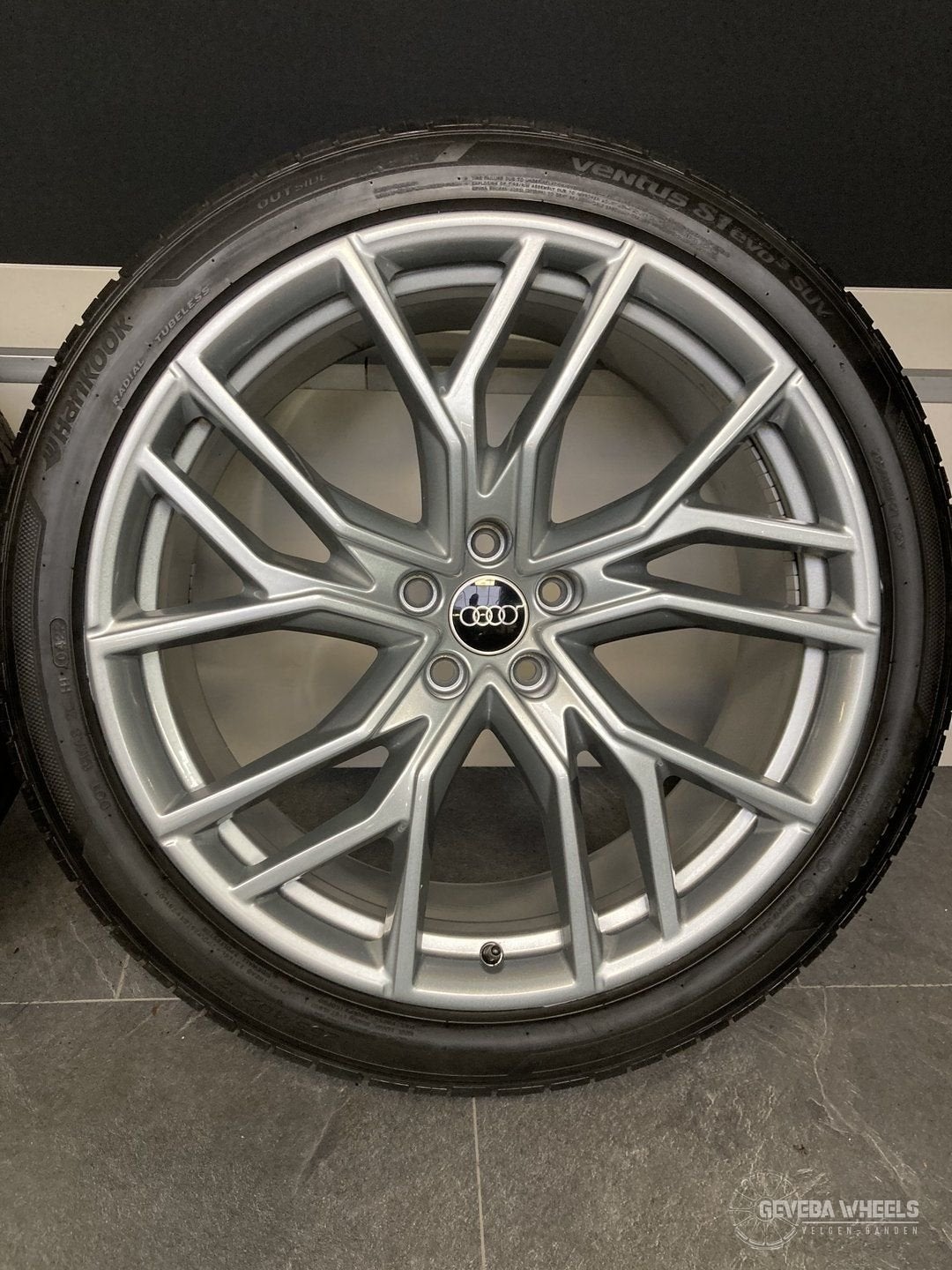 21” originele Audi Q4 Etron RS velgen banden breedset 5x112, Gebruikt, -, -, Banden en Velgen