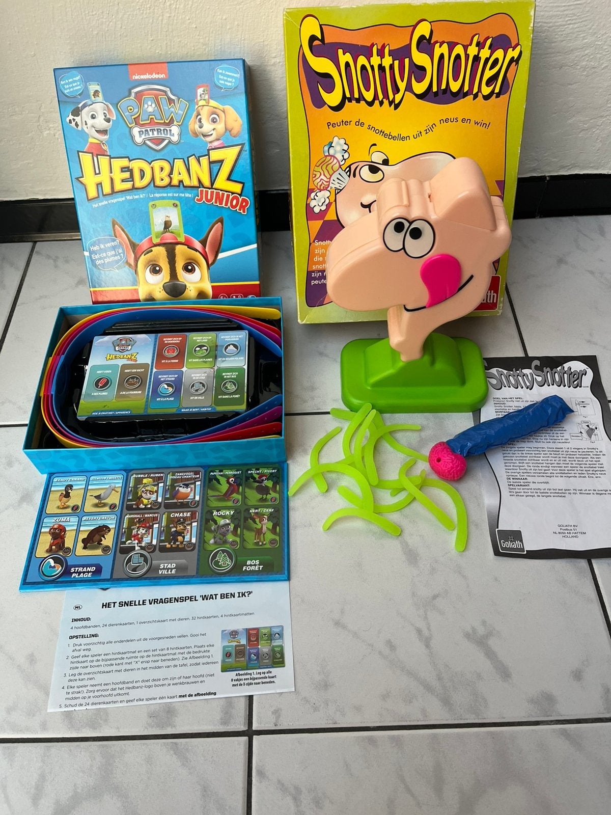 Verschillende gezelschapsspellen en educatieve spellen, Hobby en Vrije tijd, Ophalen, Zo goed als nieuw