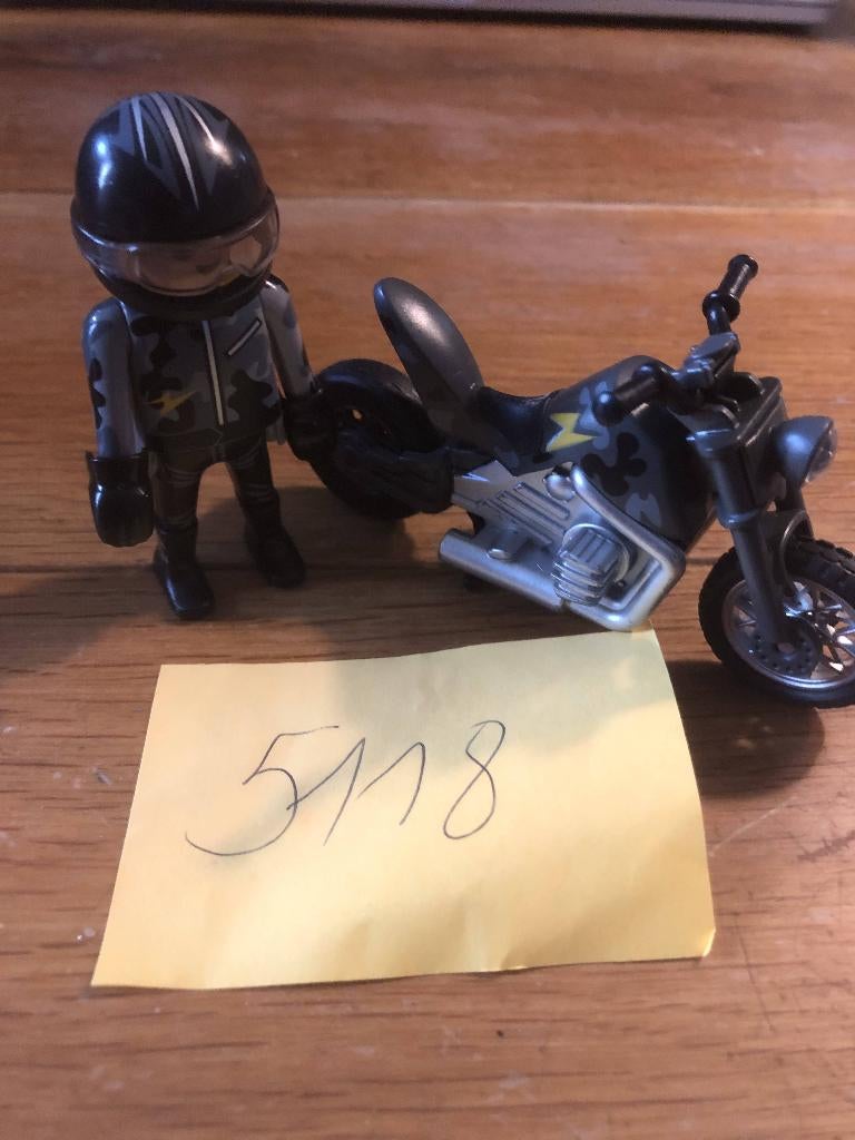 PLaymobil 5118 - Custom bike, Kinderen en Baby's, Speelgoed | Playmobil, Ophalen of Verzenden, Gebruikt, Complete set
