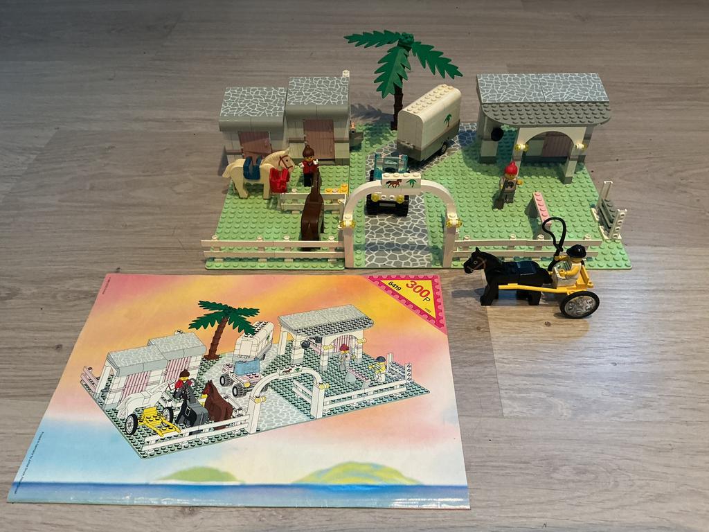 Lego Paradisa 6419 Rolling Acres Ranch Manege, Enlèvement, Utilisé