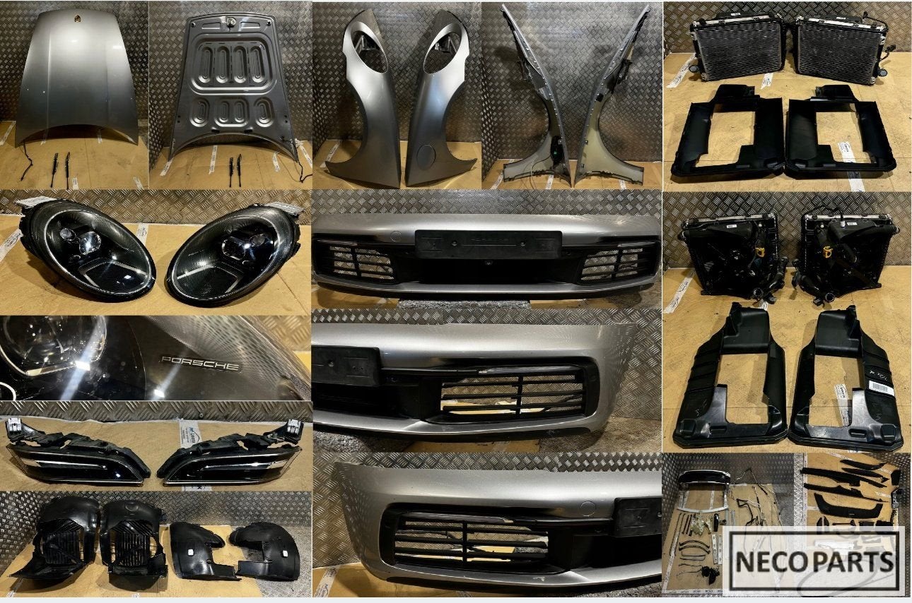 PORSCHE 911 992 3.0 21r ALLE ONDERDELEN COMPLEET VOORKOP!!!, Auto-onderdelen, Carrosserie, Bumper, Porsche, Gebruikt, Ophalen of Verzenden