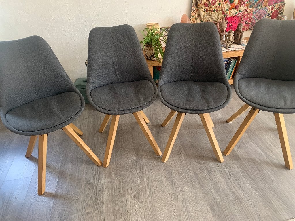 Stoelen, Ophalen, Gebruikt, Hout, Vier