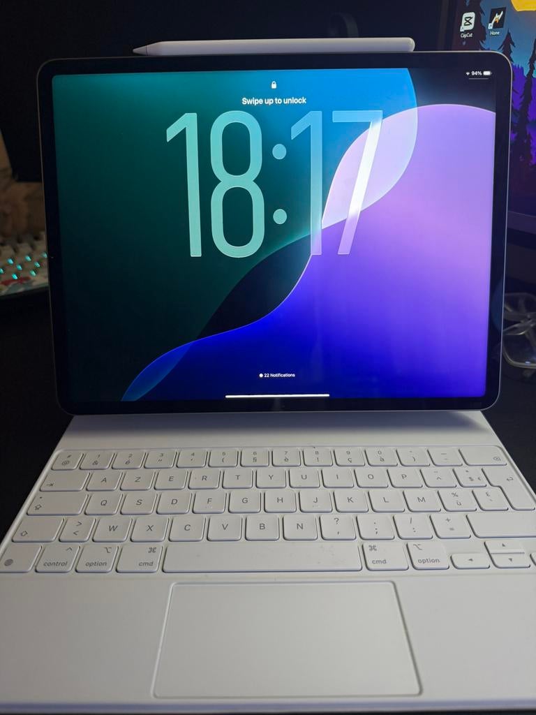 Ipad Pro 12,9 M2 , 6 eme generation, Enlèvement, Comme neuf, 13 pouces