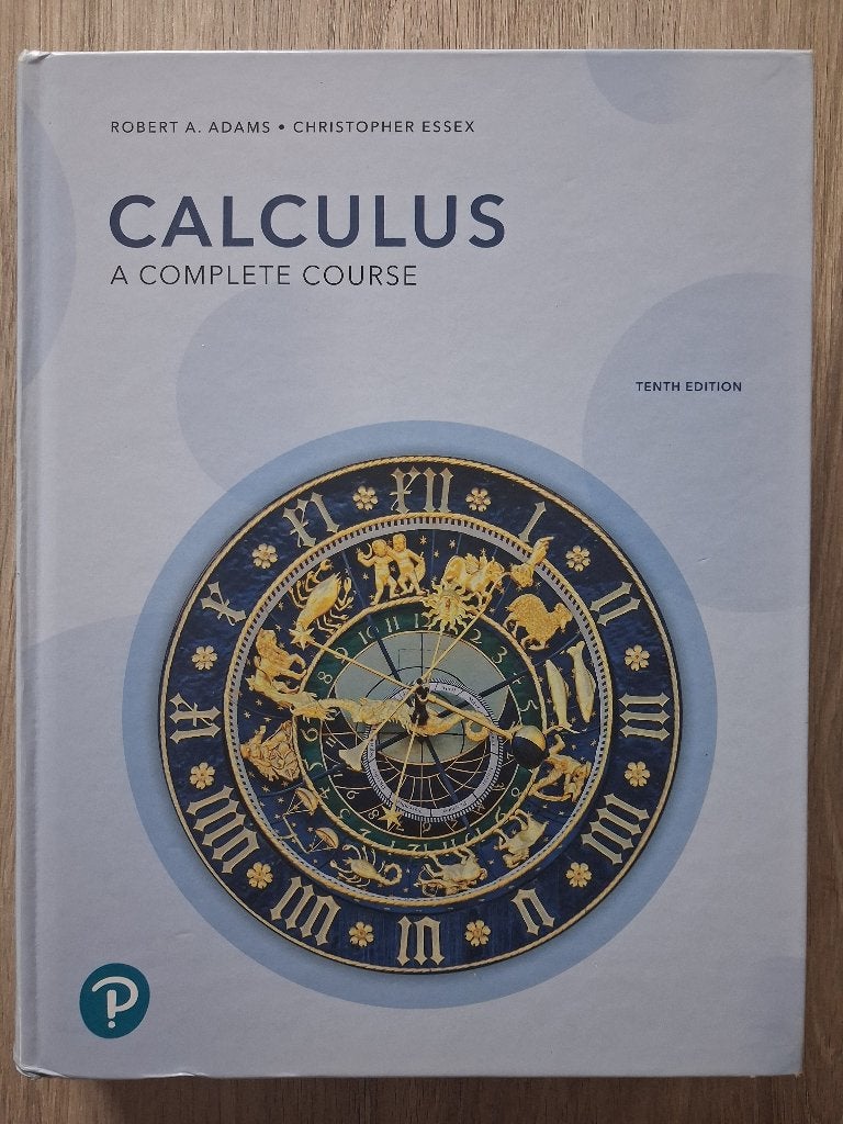 Calculus A Complete Course, Enlèvement, Comme neuf, Pearson, Autres sciences