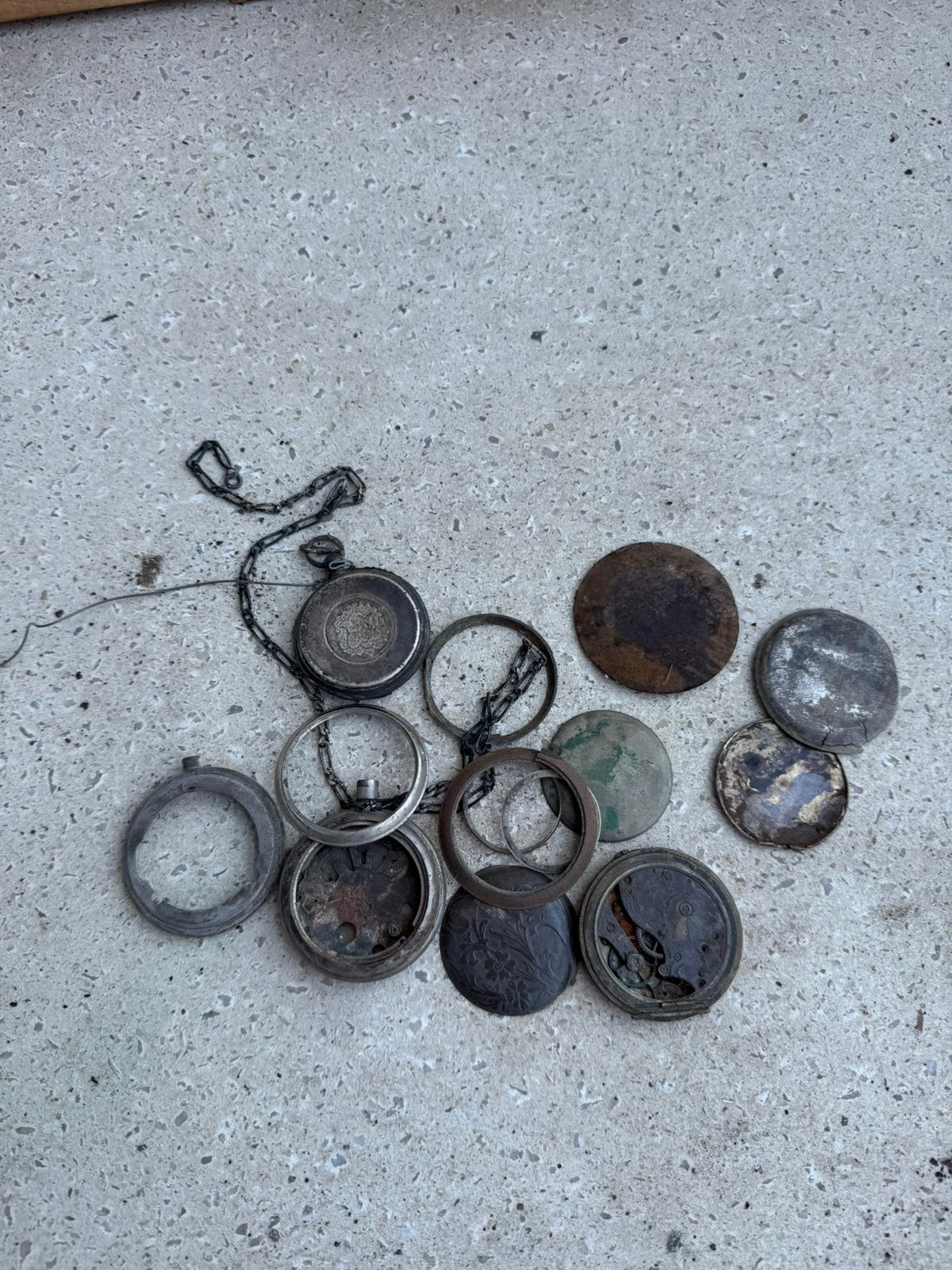 WW1 ensemble montres de poche Verdun, Enlèvement ou Envoi
