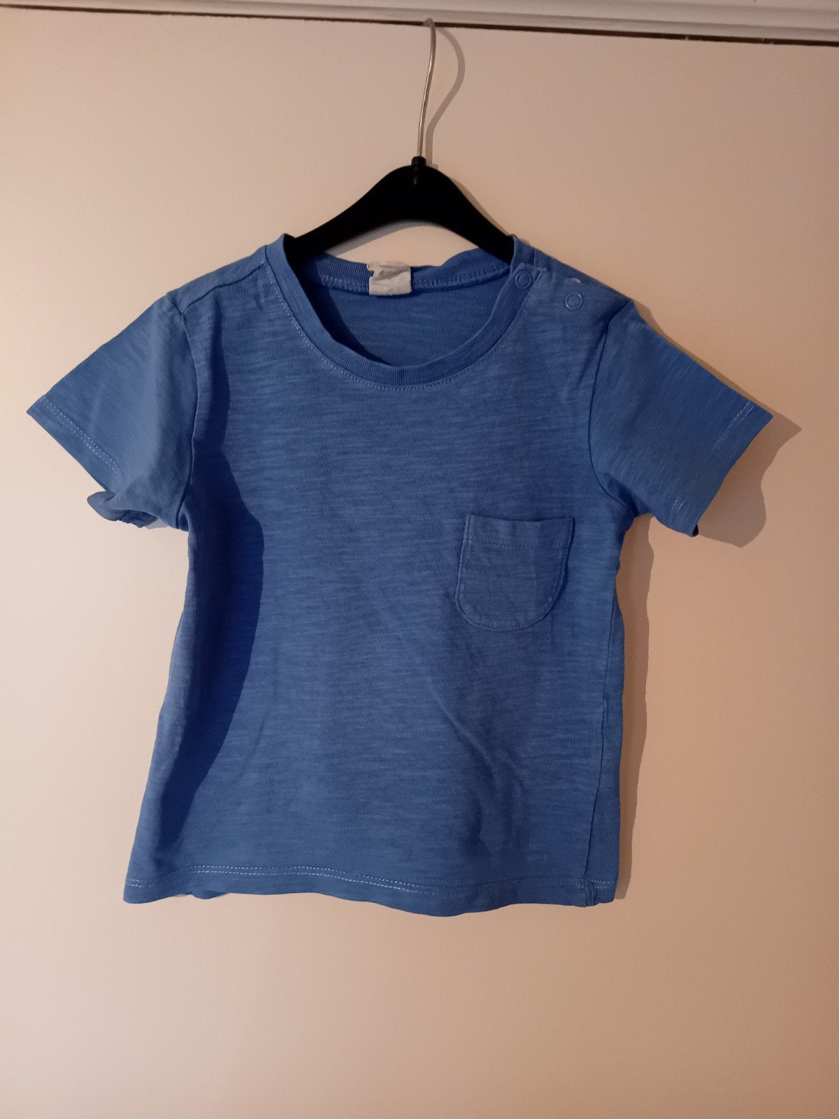 Blauw T-shirt, Enfants & Bébés, Vêtements de bébé | Taille 86, Garçon ou Fille, Enlèvement ou Envoi, H&M, Utilisé