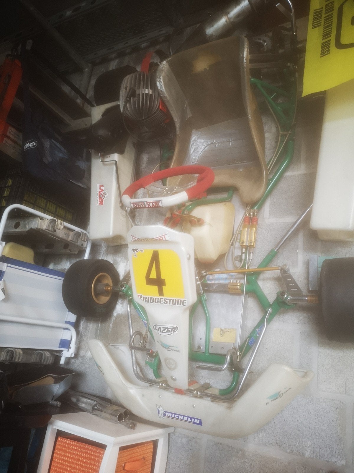 Karting Tony kart moteur Vortex 100cc 0498346419, Enlèvement ou Envoi, Utilisé, Kart