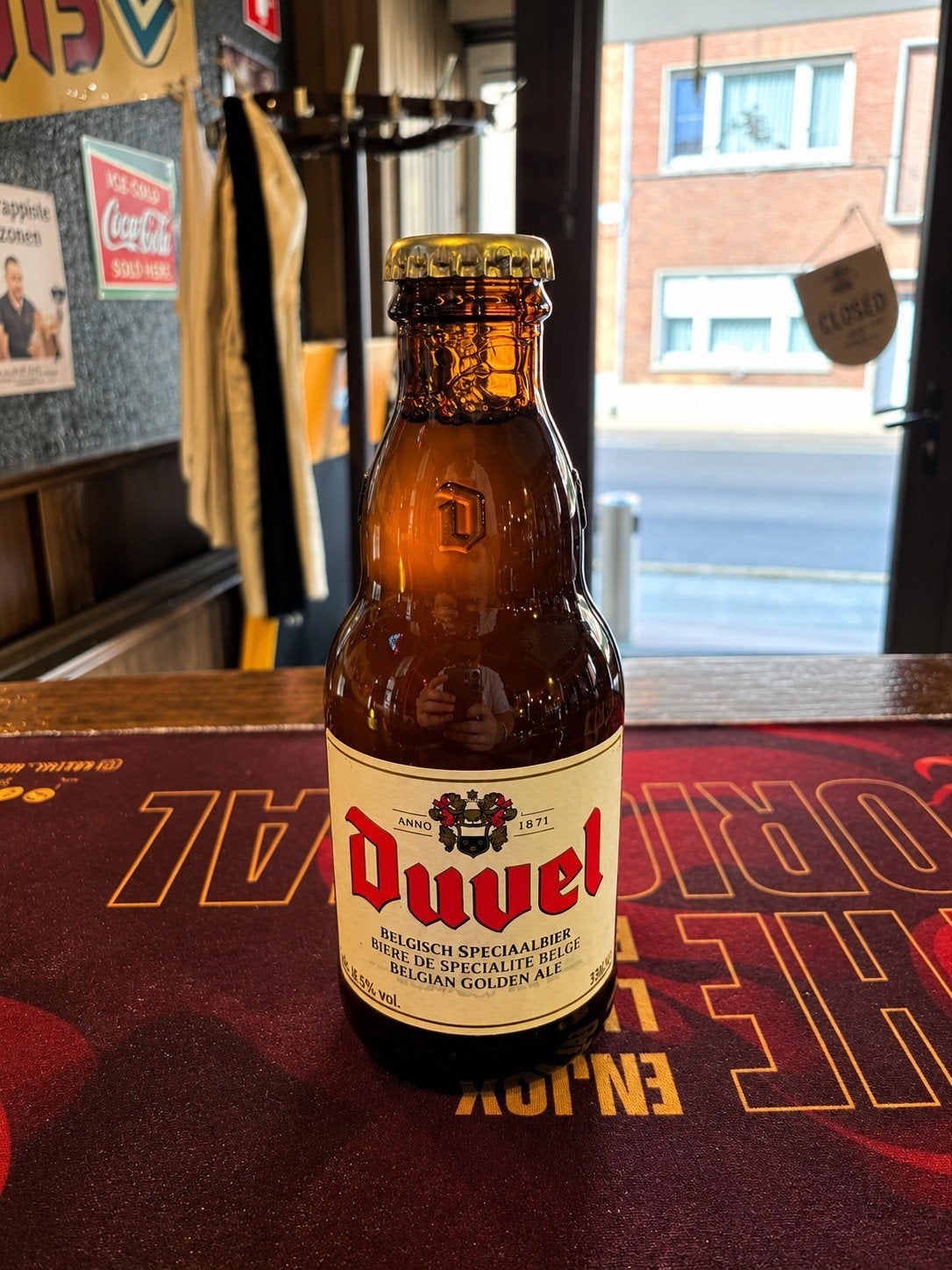 Duvel mini flesje 18cl – ongeopend – verzamelobject, Collections, Enlèvement ou Envoi, Utilisé