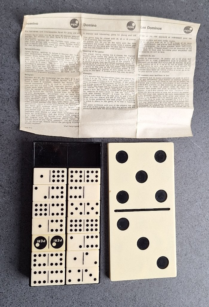 Ancien jeu de Domino ! Complet ! Parfait état, Collections, Jouets, Comme neuf, Enlèvement ou Envoi