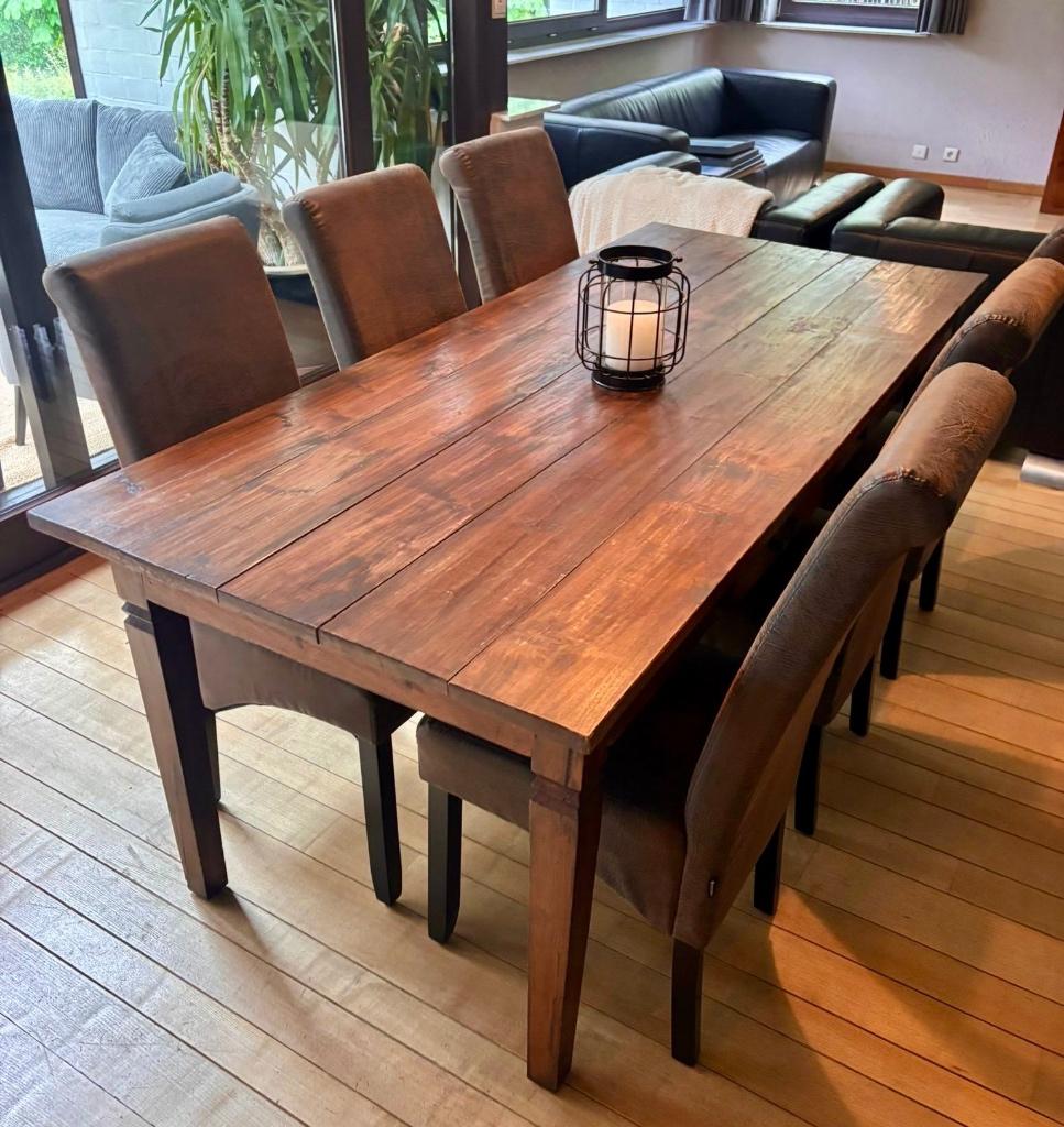 Eettafel, Ophalen, Gebruikt, 50 tot 100 cm, Vijf personen of meer