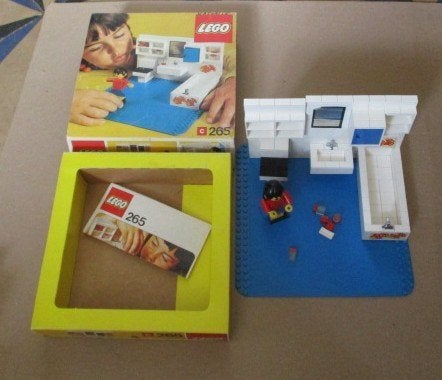 Boite de Lego 265 salle de bain boite et livret complet, Kinderen en Baby's, Inclusief instructies, Gebruikt, Verzenden, Lego