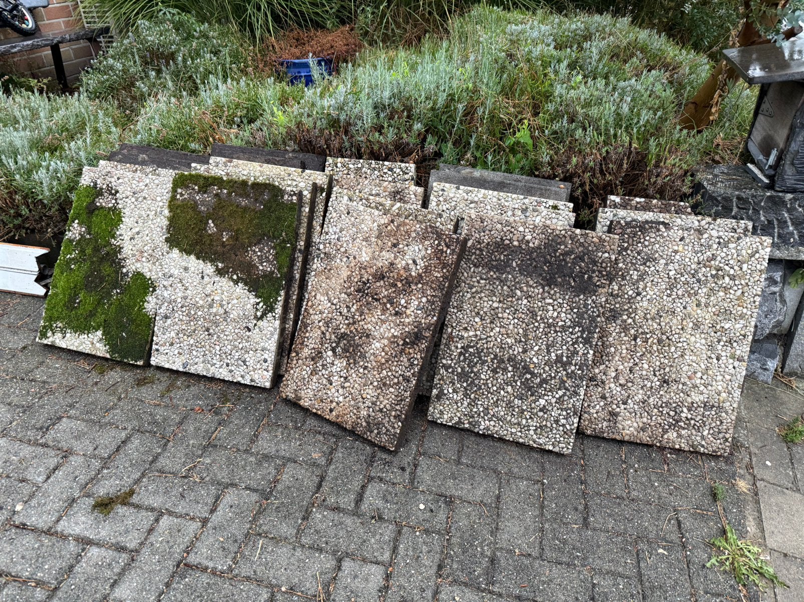 Terrastegels Gratis, Ophalen, Gebruikt