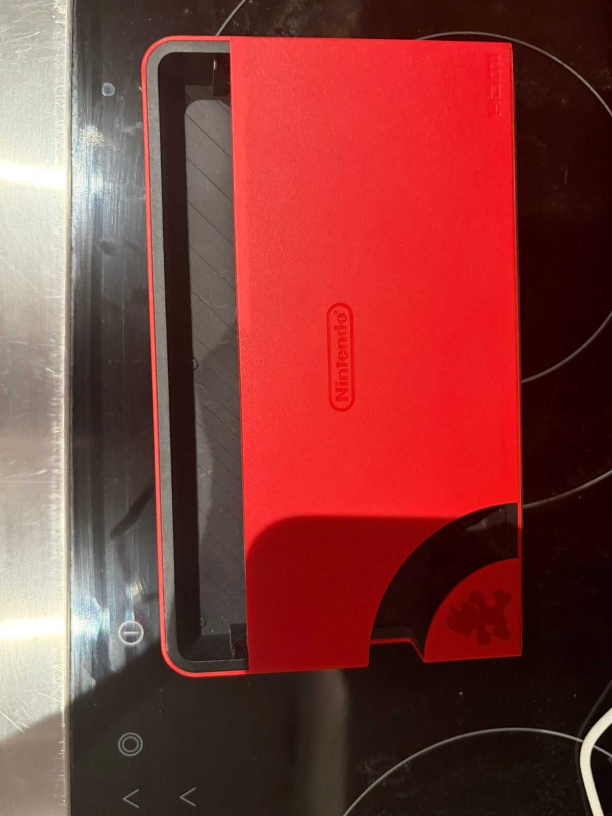 Dock Nintendo Switch officiel rouge + câble HDMI – Bon état, Enlèvement ou Envoi, Comme neuf