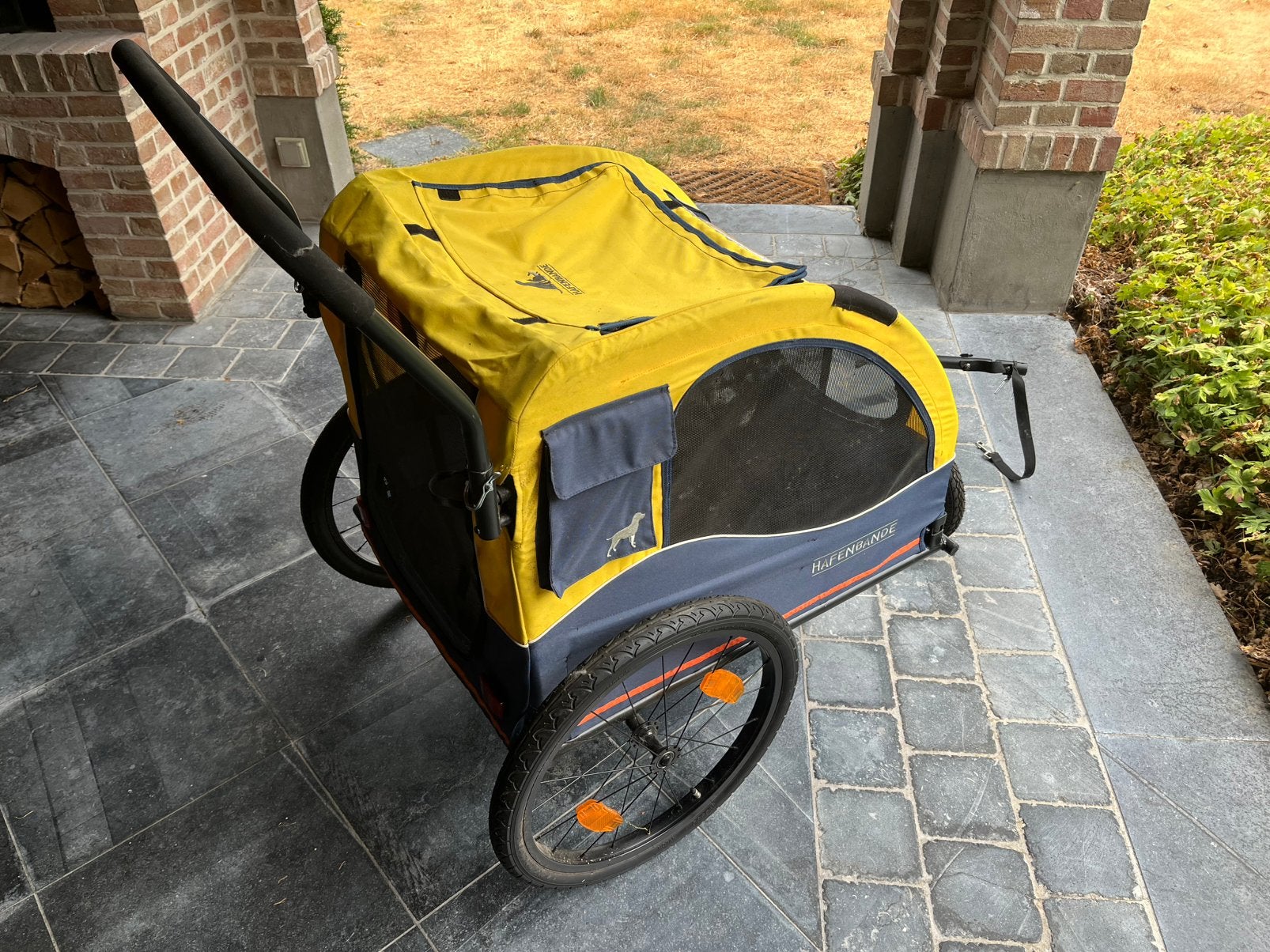 Hondenkar Hafenbande, Vélos & Vélomoteurs, Accessoires vélo | Remorques, Enlèvement, Comme neuf, Remorque pour chien