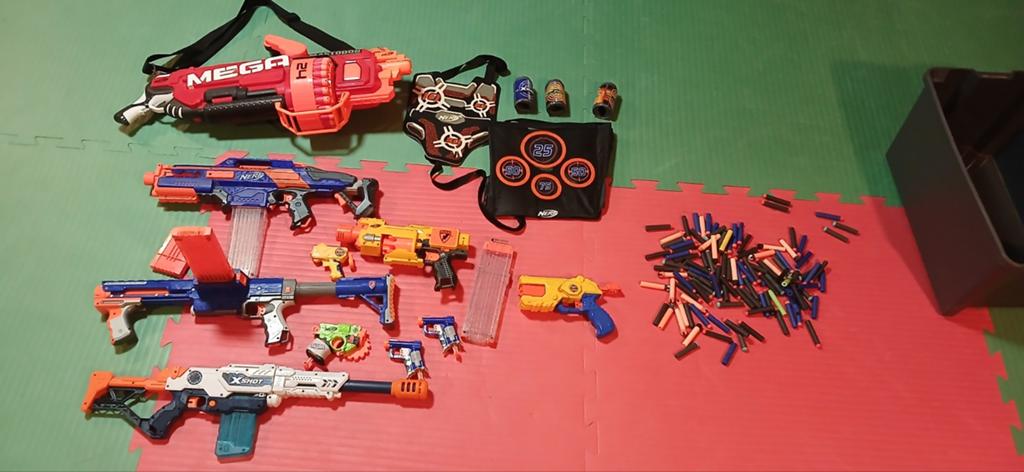 Nerf gun verzameling, Ophalen, Zo goed als nieuw