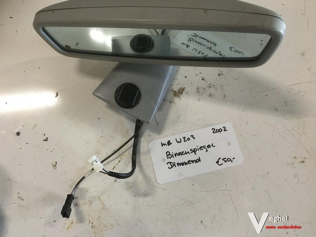 Mercedes W203  2002  Binnenspiegel dimmend, Auto-onderdelen, Spiegels, Gebruikt, Ophalen of Verzenden